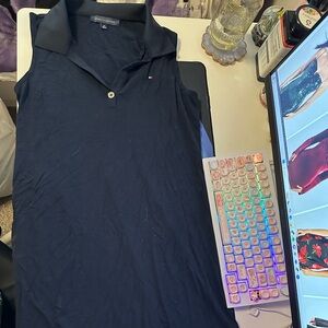 tommy hilfiger casual navy blue dress